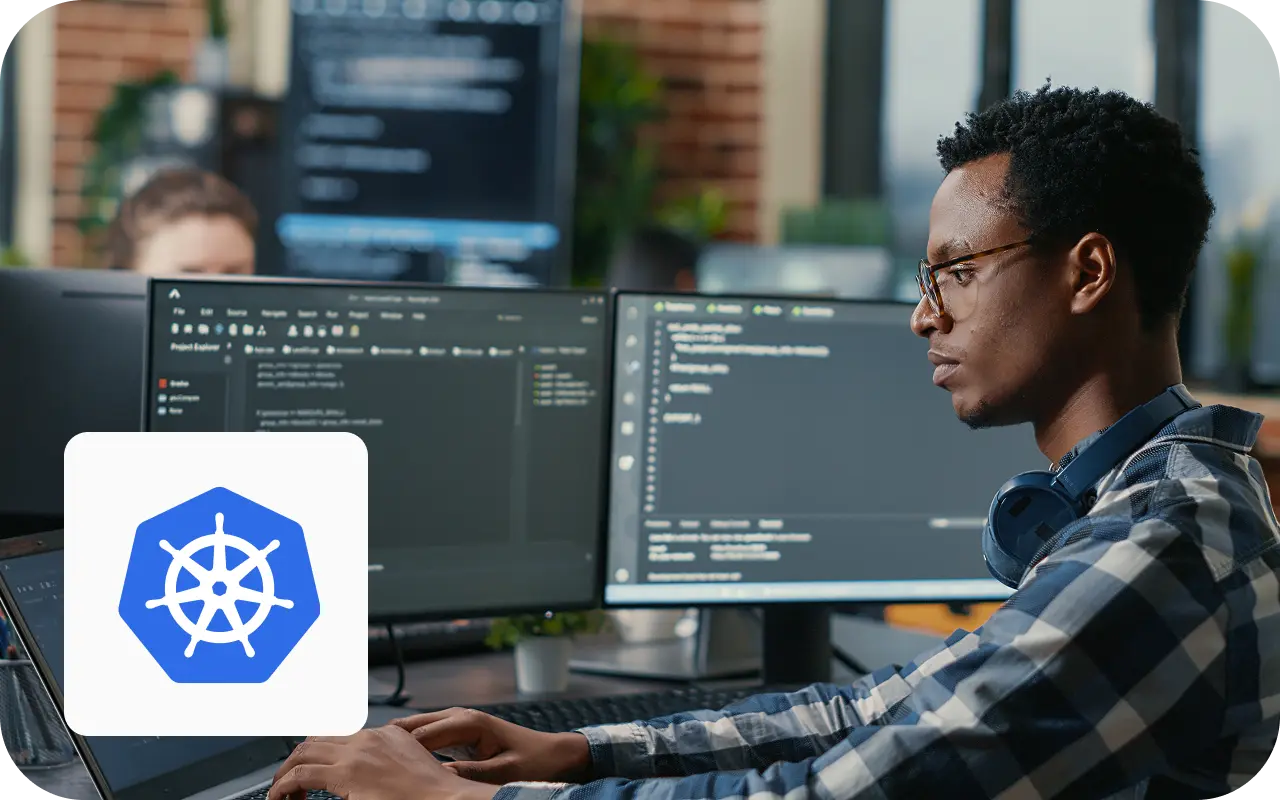Kubernetes cluster architecture diagram